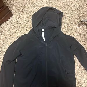 Black, lightweight jacket